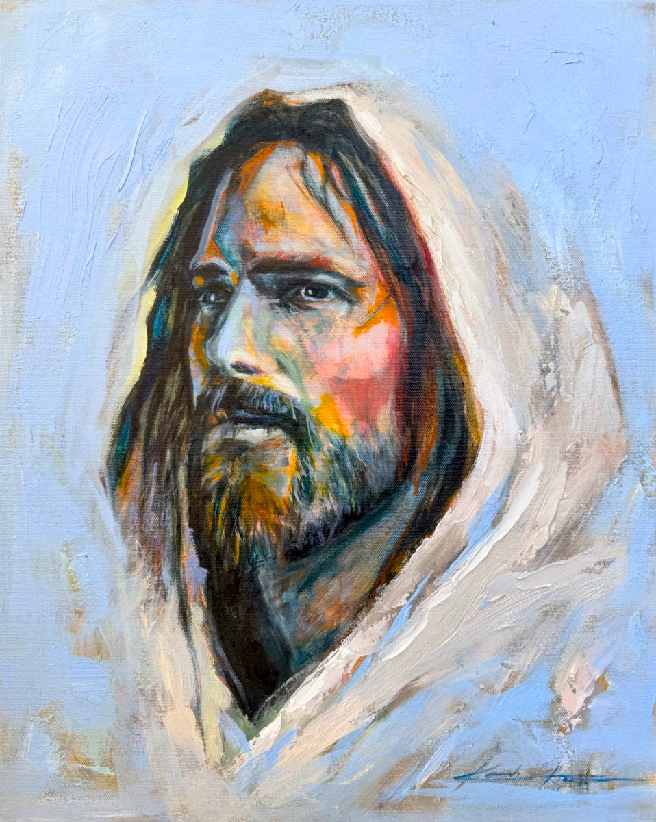 “The Color of Grace” – Vibrant Christian Fine Art Print of Jesus Christ