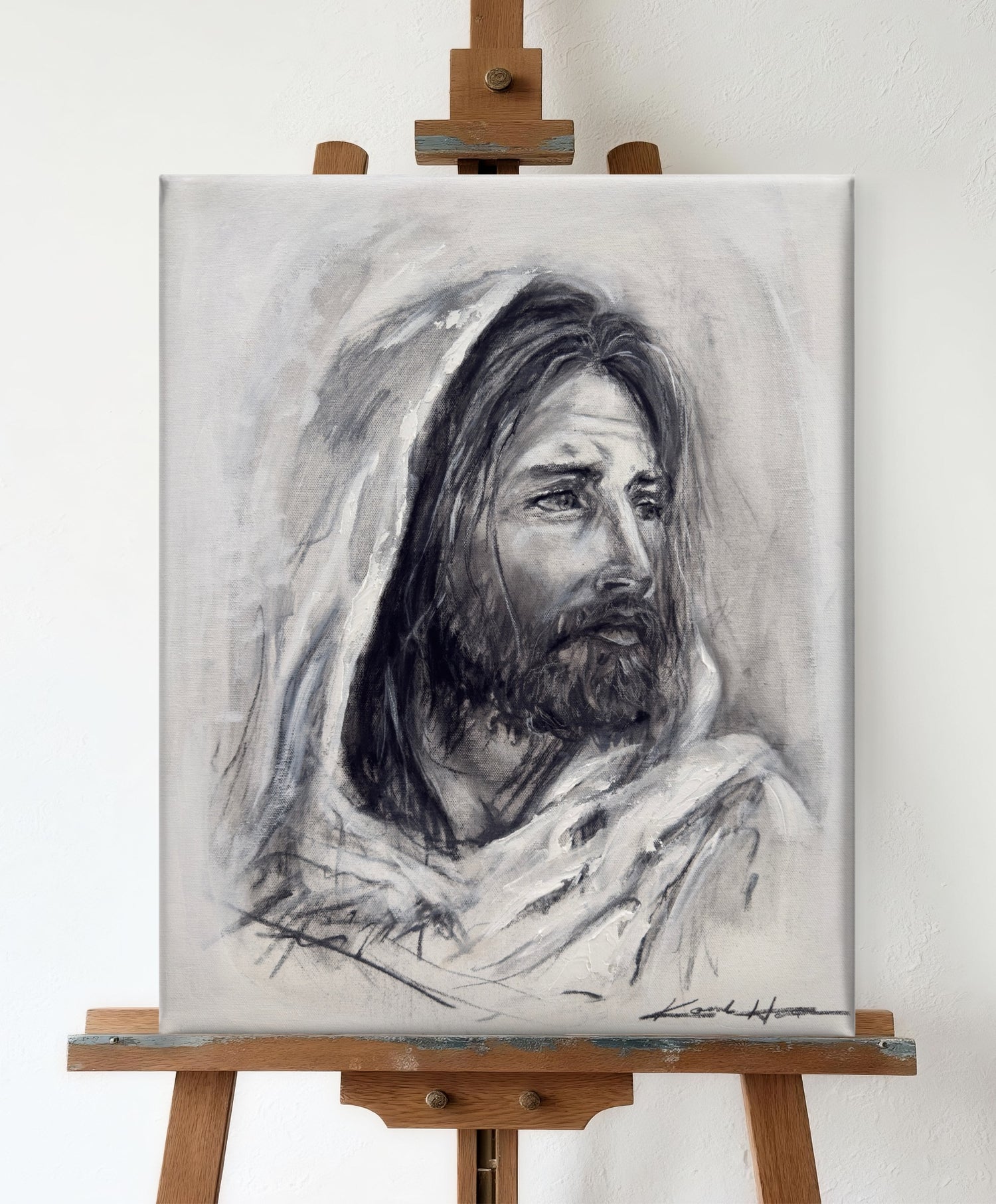The Original Oil Painting "Perfect Love" Jesus Artwork
